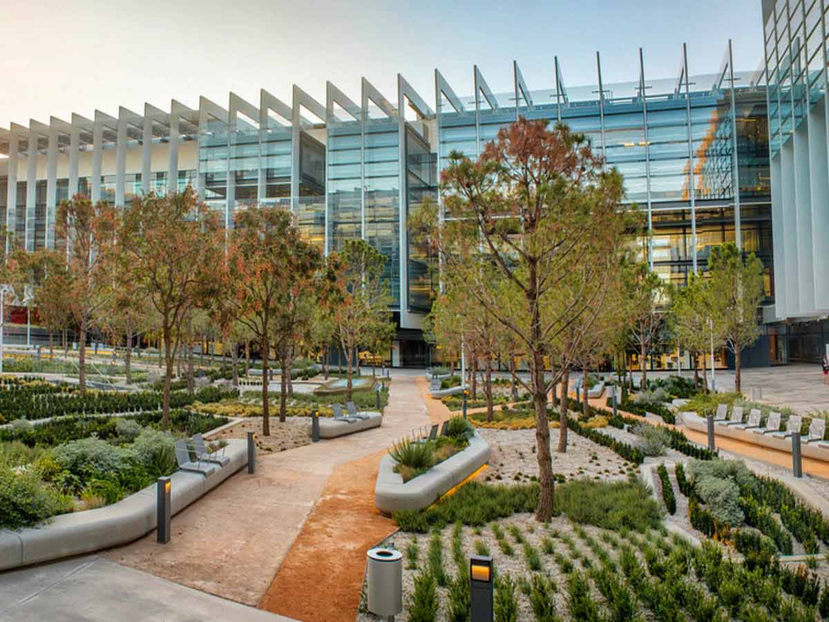 ULMA' s drainage solutions at -REPSOL CAMPUS  in Madrid