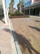 Photo #2 of project ULMA single-slot grating trench drains in Luz Shopping Retail Park