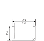 SELF300 - Shallow trench drain SELF range