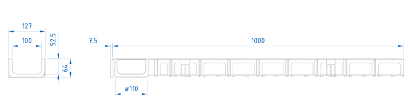 HYDROKIT - Plastic trench drain HYDRO