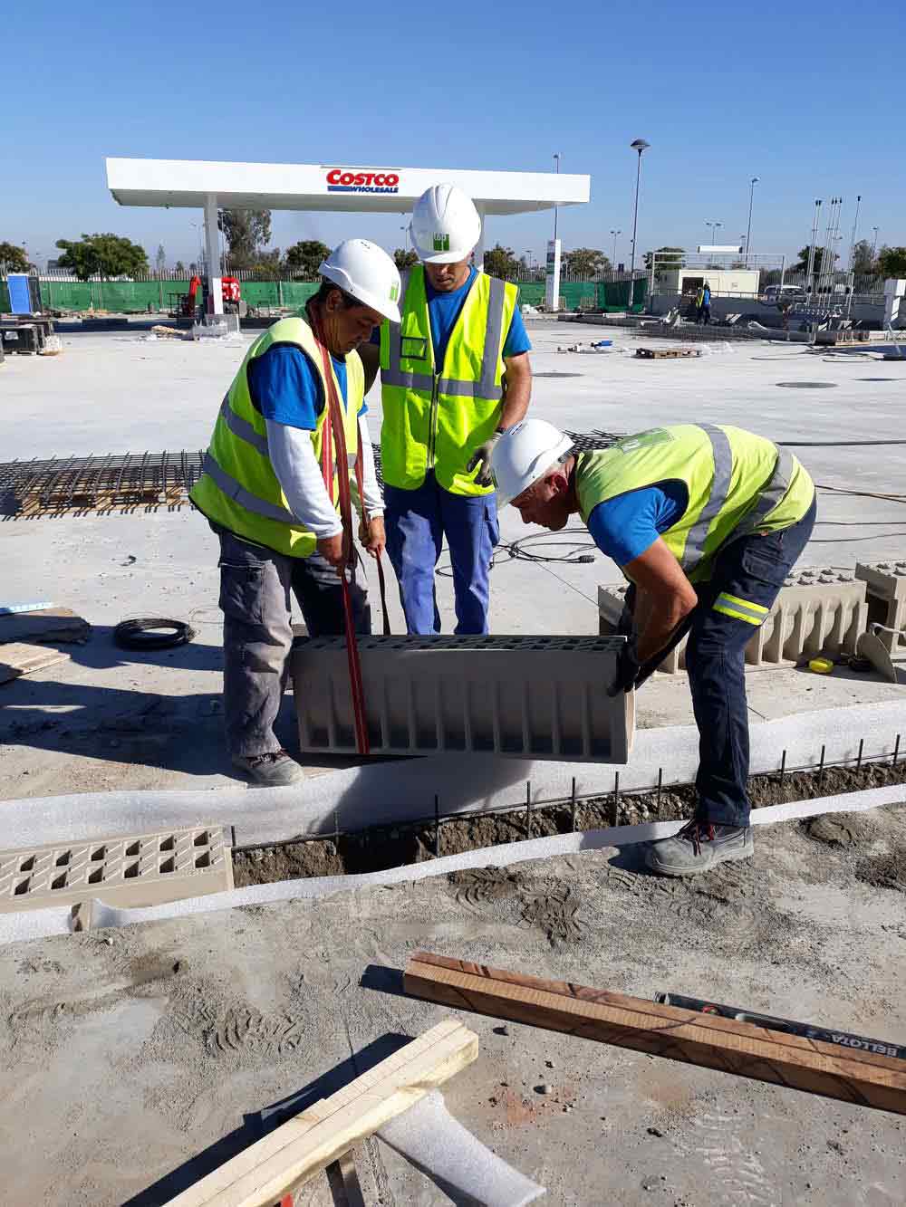 Photo #3 of project Costco chooses ULMA Drainage Channels