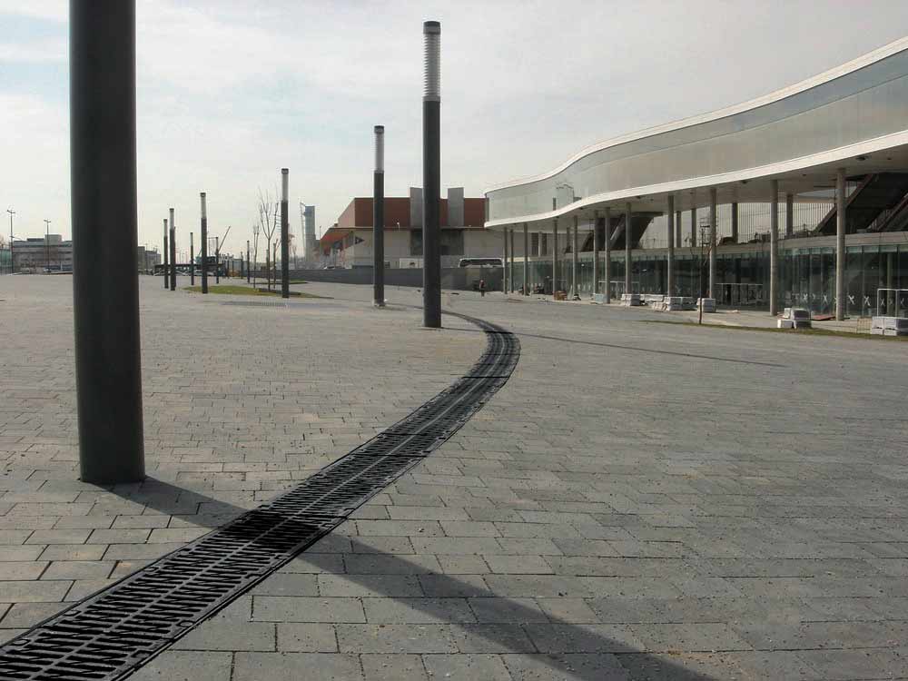 Photo #1 of project Efficient drainage system at Fira Barcelona