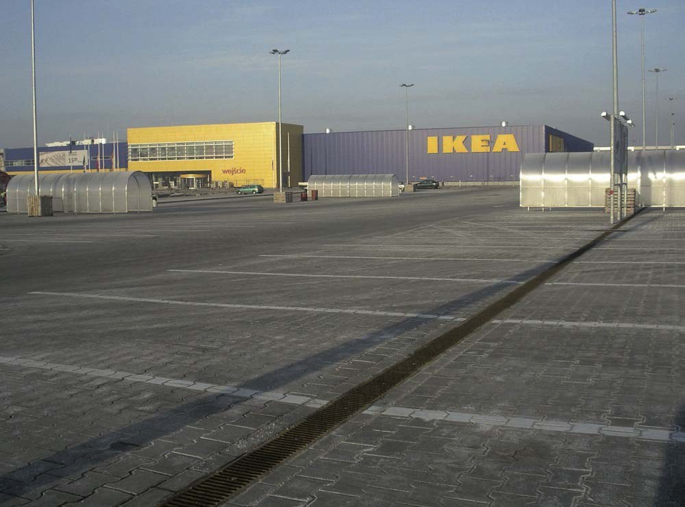 ULMA drainage at IKEA Krakow, Poland