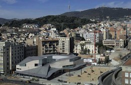 Photo #3 of project Jaume Fuster Library in Barcelona- with 2.5% presloped channels