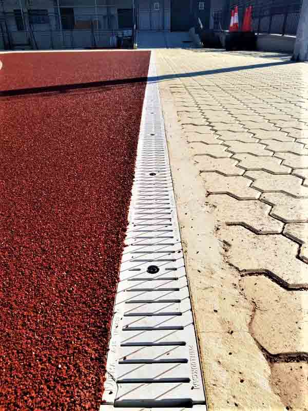Photo #3 of project ULMA channels for the new sport area at Foley´s School in Cyprus
