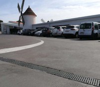 Photo #3 of project ULMA drainage channels at the Lidl store in Tres Molinos, Barcelona