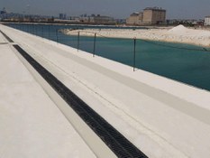 Photo #1 of project ULMA draingage channels in the port of Naples-Italy