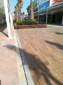 Photo #2 of project Slot grating channels in the Luz Shopping Retail Park (Jerez)