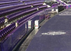Photo #3 of project Valladolid Stadium: efficient way to install television wiring