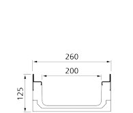 M200K - Low height channel MINI