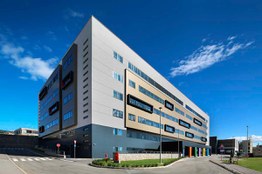 Photo #1 of project Breathing Life: Facade cladding in hospital design