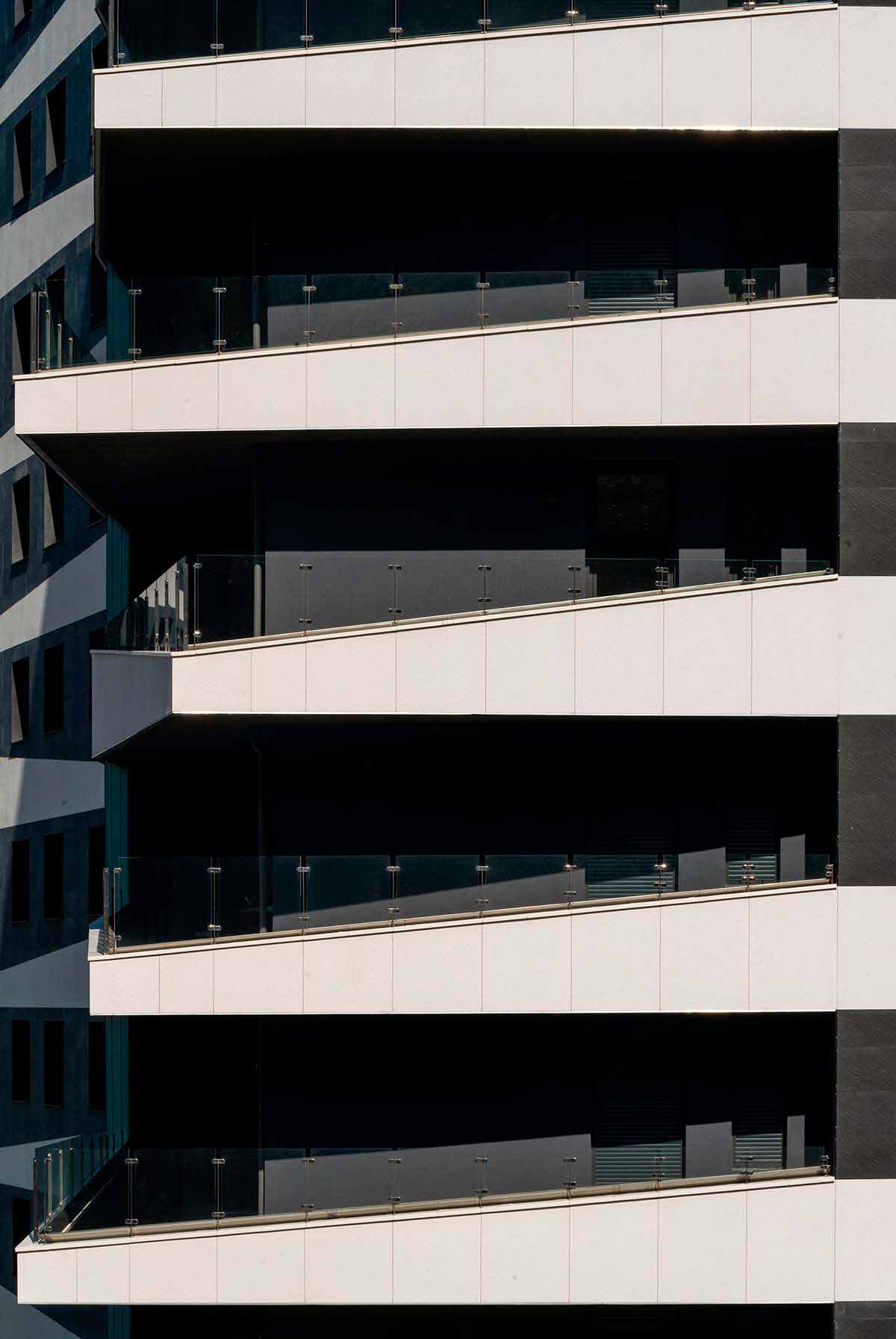 Photo #4 of project Geometric cuts for a standout facade