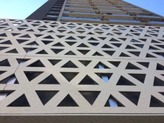 Photo #1 of project Novel perforations for VN Alvorada facade in São Paulo