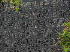 Photo #2 of project SESC Franca: facade cladding with perforated panels