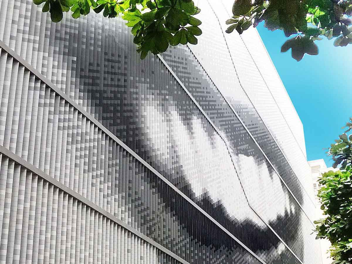 ULMA ventilated facade installed on The Museum MIS in Rio de Janeiro