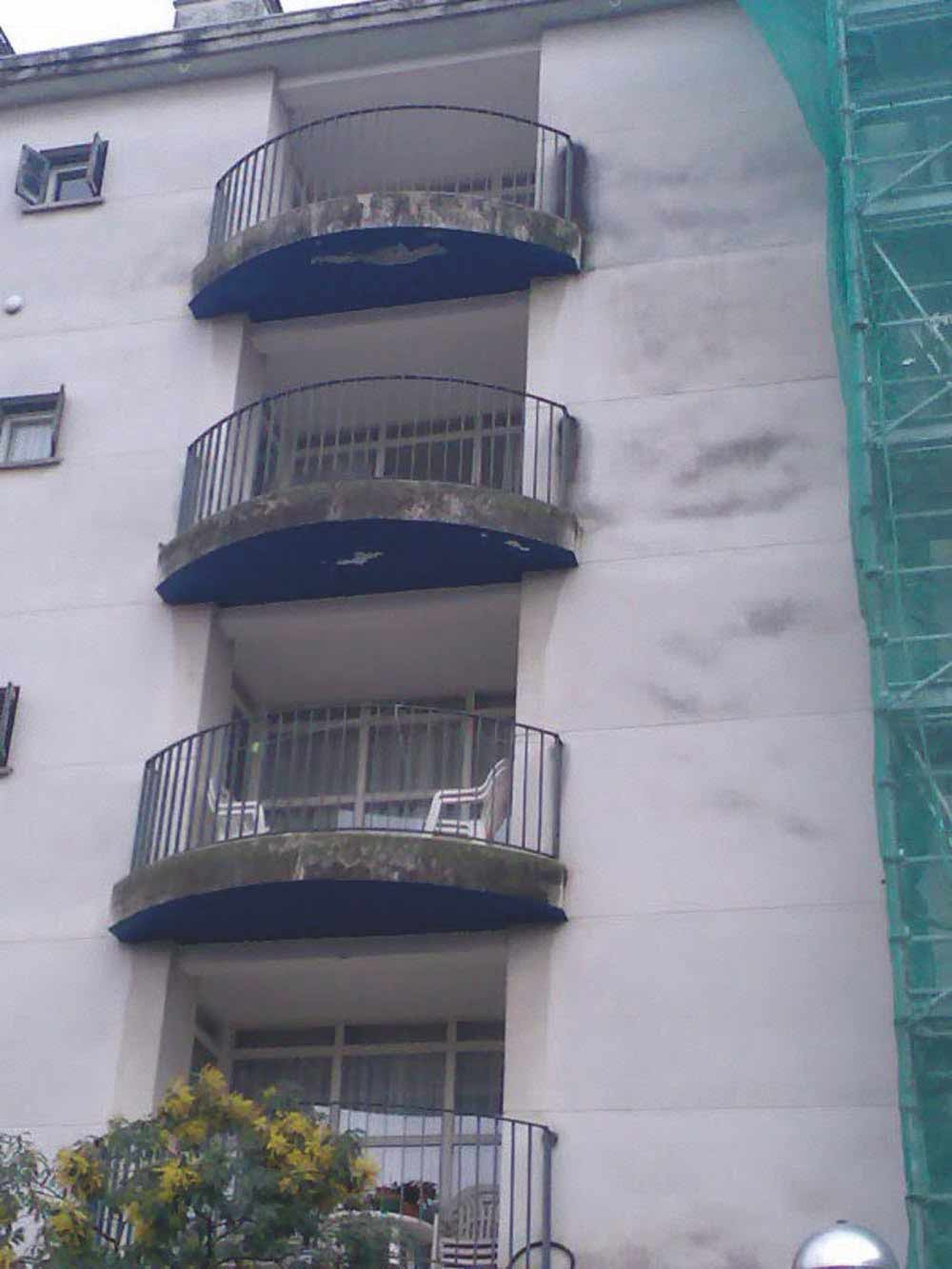 Photo #4 of project Curved balcony fronts in  San Sebastian- Basque country