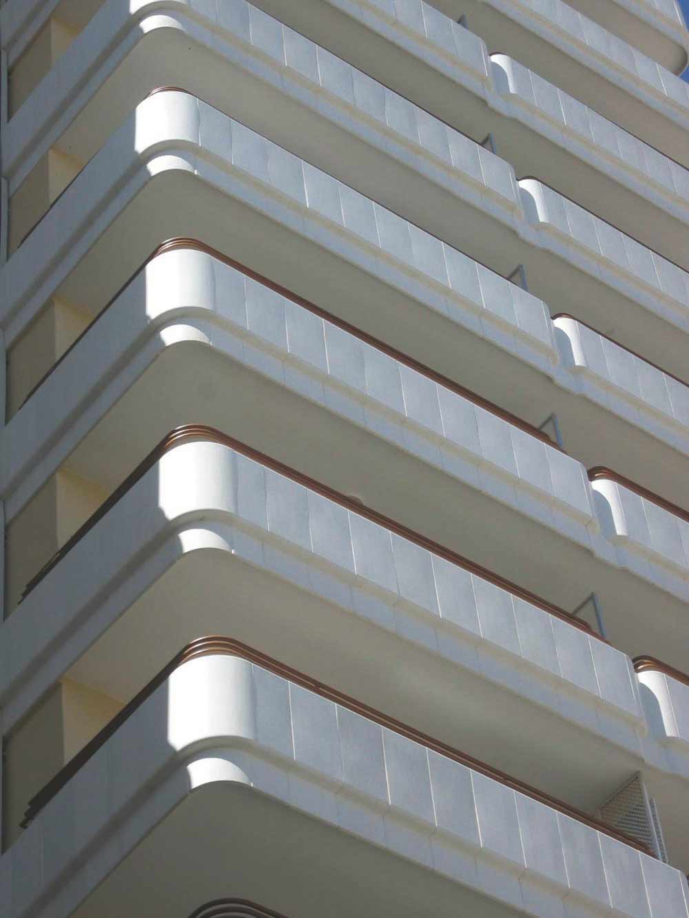 Photo #11 of project Customised curved terrace front in the beach