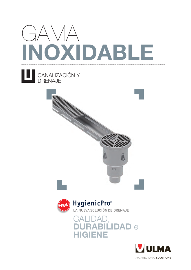 Gama drenaje Inoxidable Gama drenaje Inoxidable