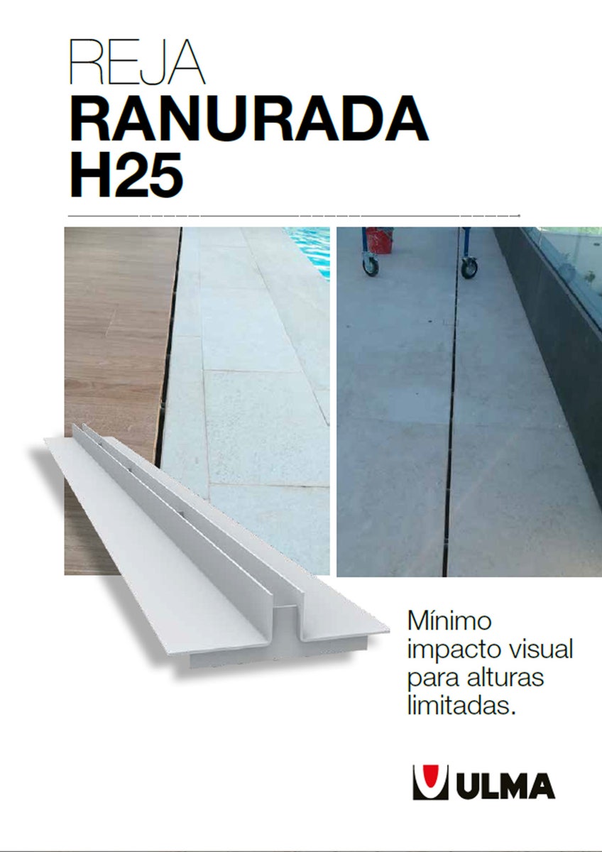 Rejilla ranurada H25