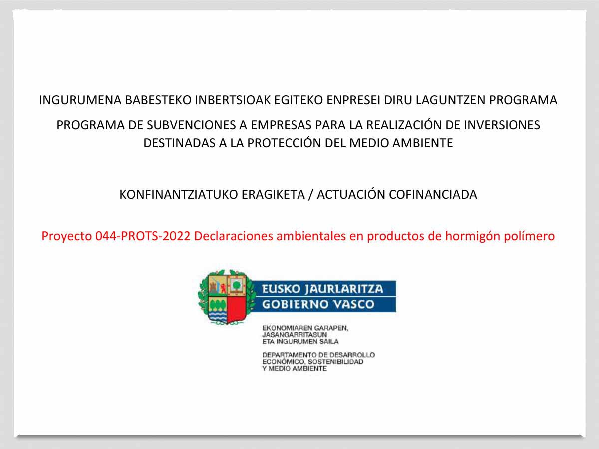 Nuevas Declaraciones Ambientales de Producto con la ayuda del Gobierno Vasco
