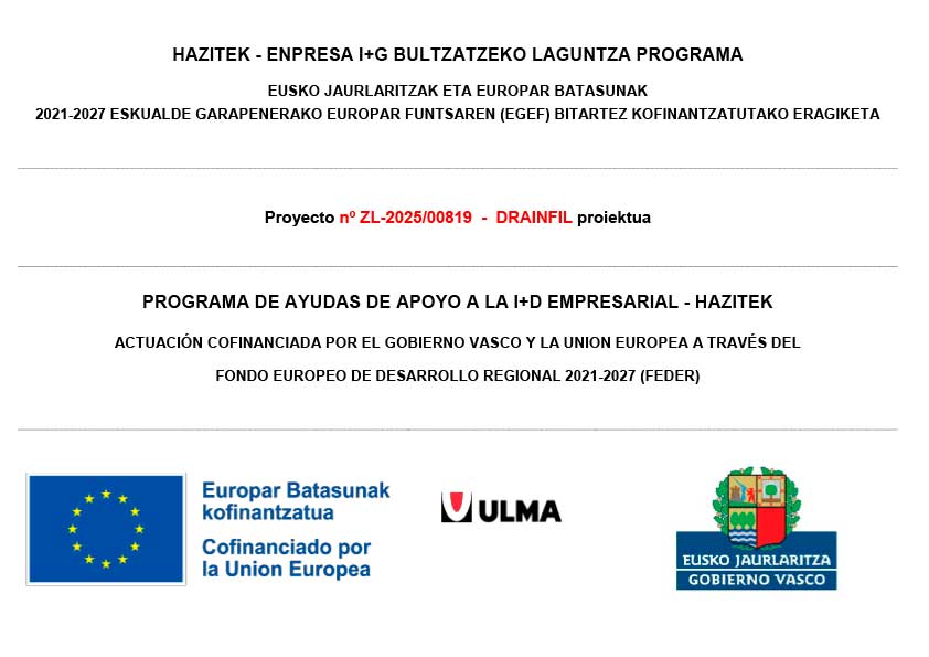 Proyecto DRAINFIL, desarrollo de sistemas de drenaje sostenible