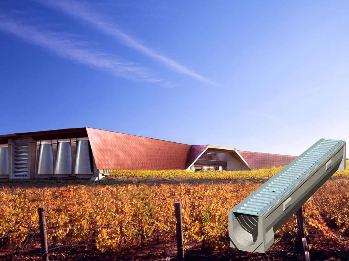 Drenaje ULMA en Bodegas Portia
