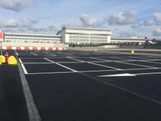 Foto 1 del proyecto Canales de Drenaje ULMA en el aeropuerto Malpensa - Italia
