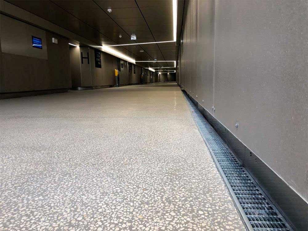 Foto 2 del proyecto Canales para zonas de baja altura en estación Lyon-Perrache