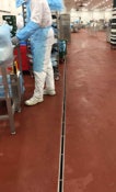 Foto 1 del proyecto Drenaje Inoxidable ULMA en la nueva planta de Càrnia, en Mercabarna