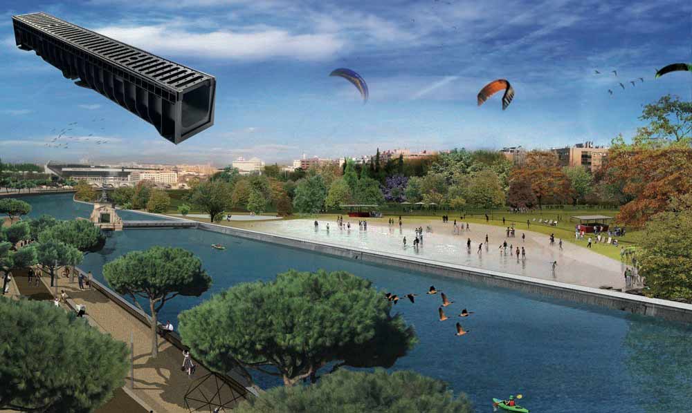 Foto 1 del proyecto MADRID RIO - Salón de Pinos con sistema Hydro