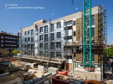 Foto 1 del proyecto Cerramiento en seco en conjunto de viviendas en San Cugat