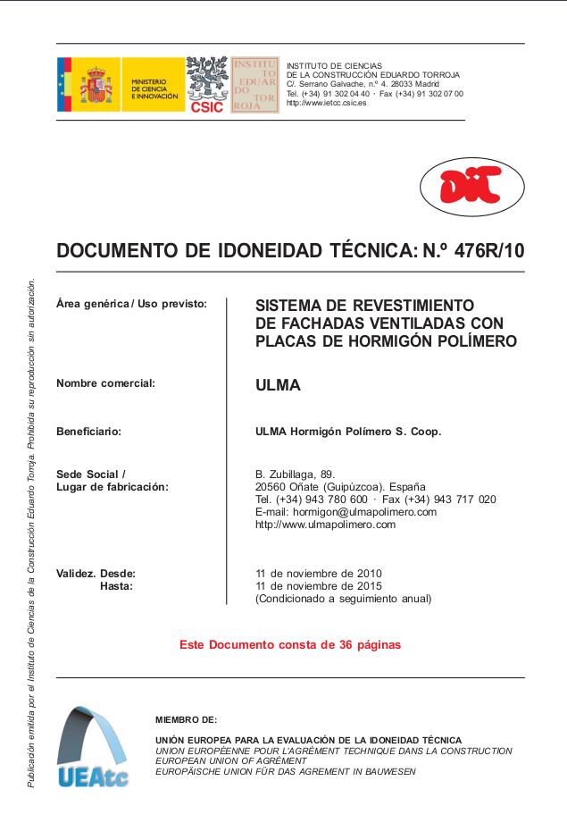 Certificado DIT Certificado DIT