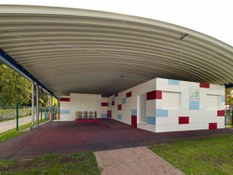 Foto 1 del proyecto Rehabilitación de la fachada de la Guardería de Igorre-Bizkaia