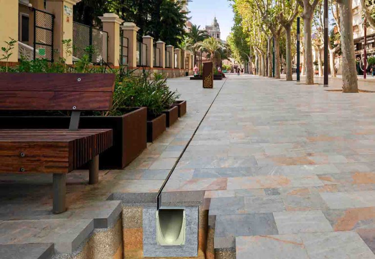 drenaje oculto aplicación drenaje oculto