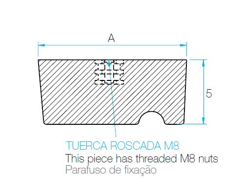 Modelo DCT - A -Tuerca roscante