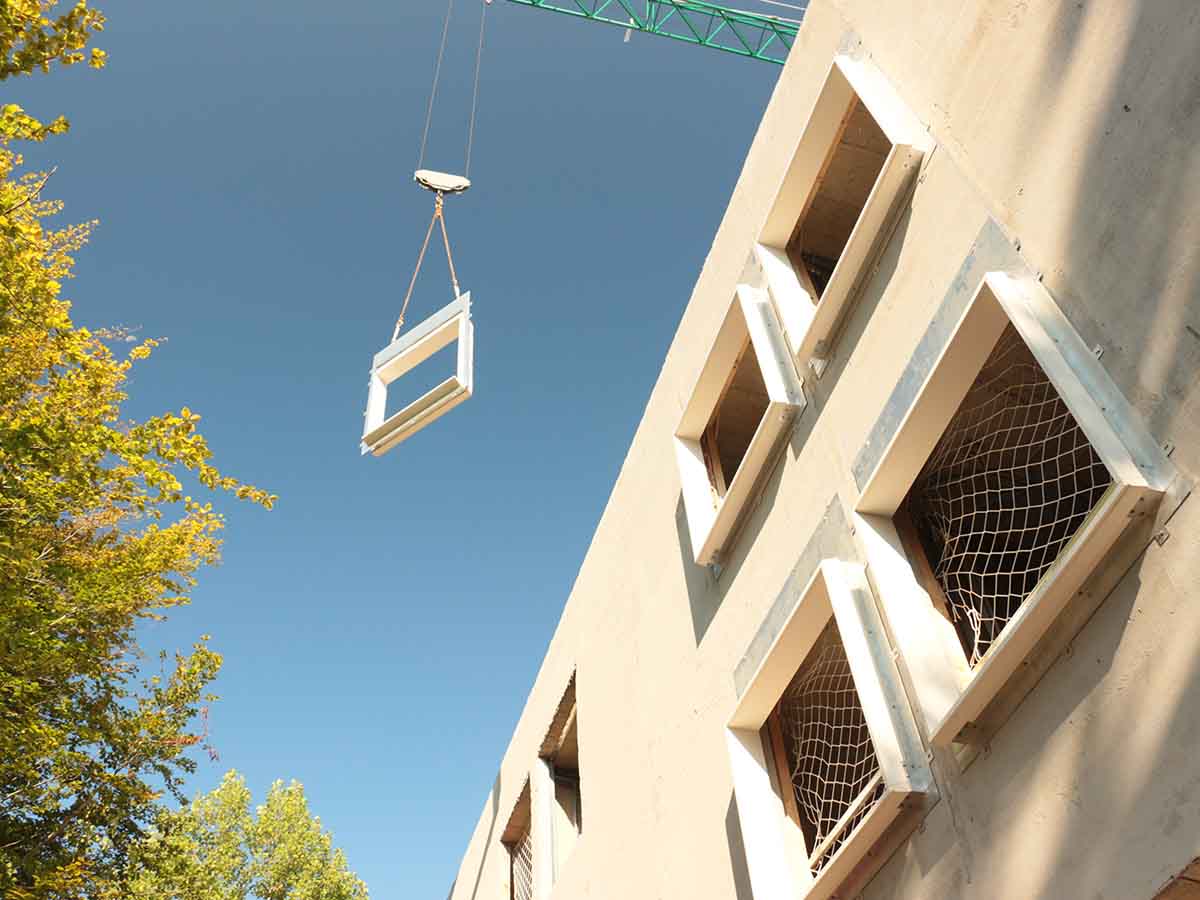 Industrialización con elementos prefabricados en la residencia Atsobakar Industrialización con elementos prefabricados en la residencia Atsobakar