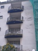 Foto 4 del proyecto Frente de terraza curvo personalizado en San Sebastian