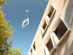 Foto 2 del proyecto Recercados industrializados ULMA en la residencia Atsobakar
