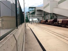 Foto 1 del proyecto Drenaje ULMA en la nueva terminal portuaria de Barcelona