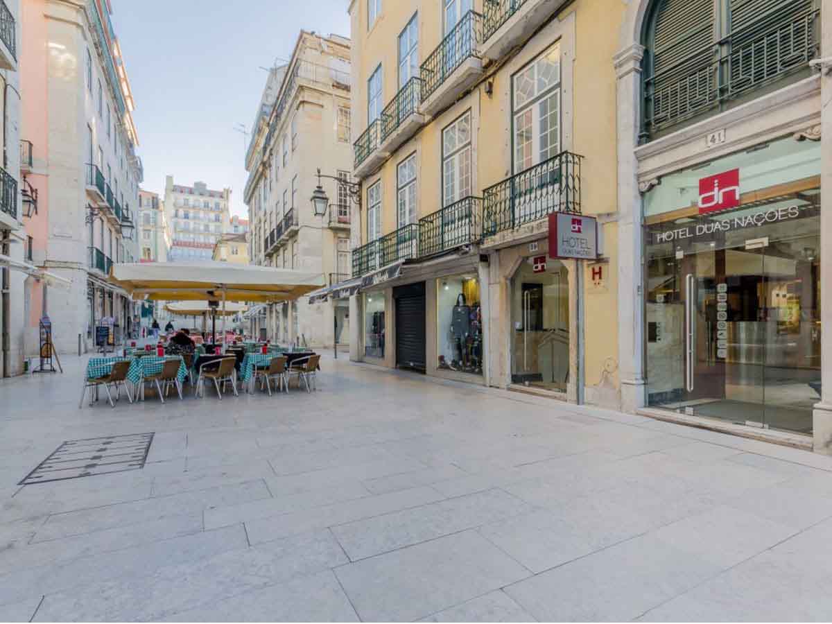 Drenaje ULMA  en la céntrica calle Vitoria en Lisboa