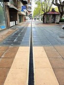 Foto 1 del proyecto Canales de drenaje para entornos urbanos