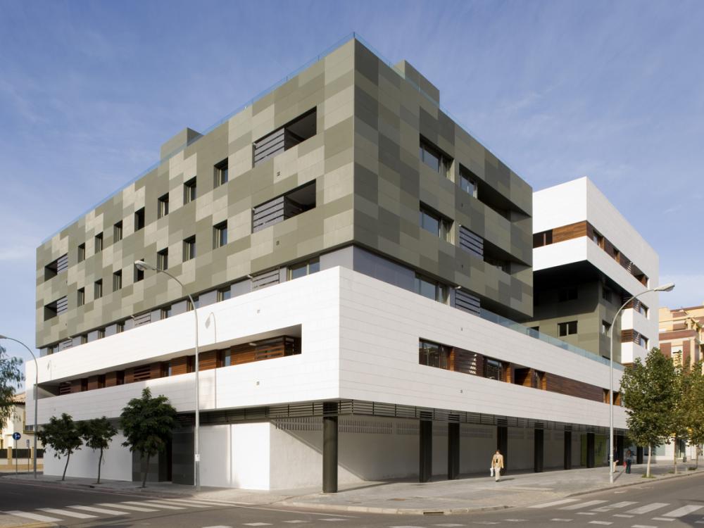 Efecto dinámico de las fachadas ventiladas ULMA