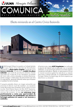 Foto 8 del proyecto Efecto óptico: textura Agua en Ibaiondo