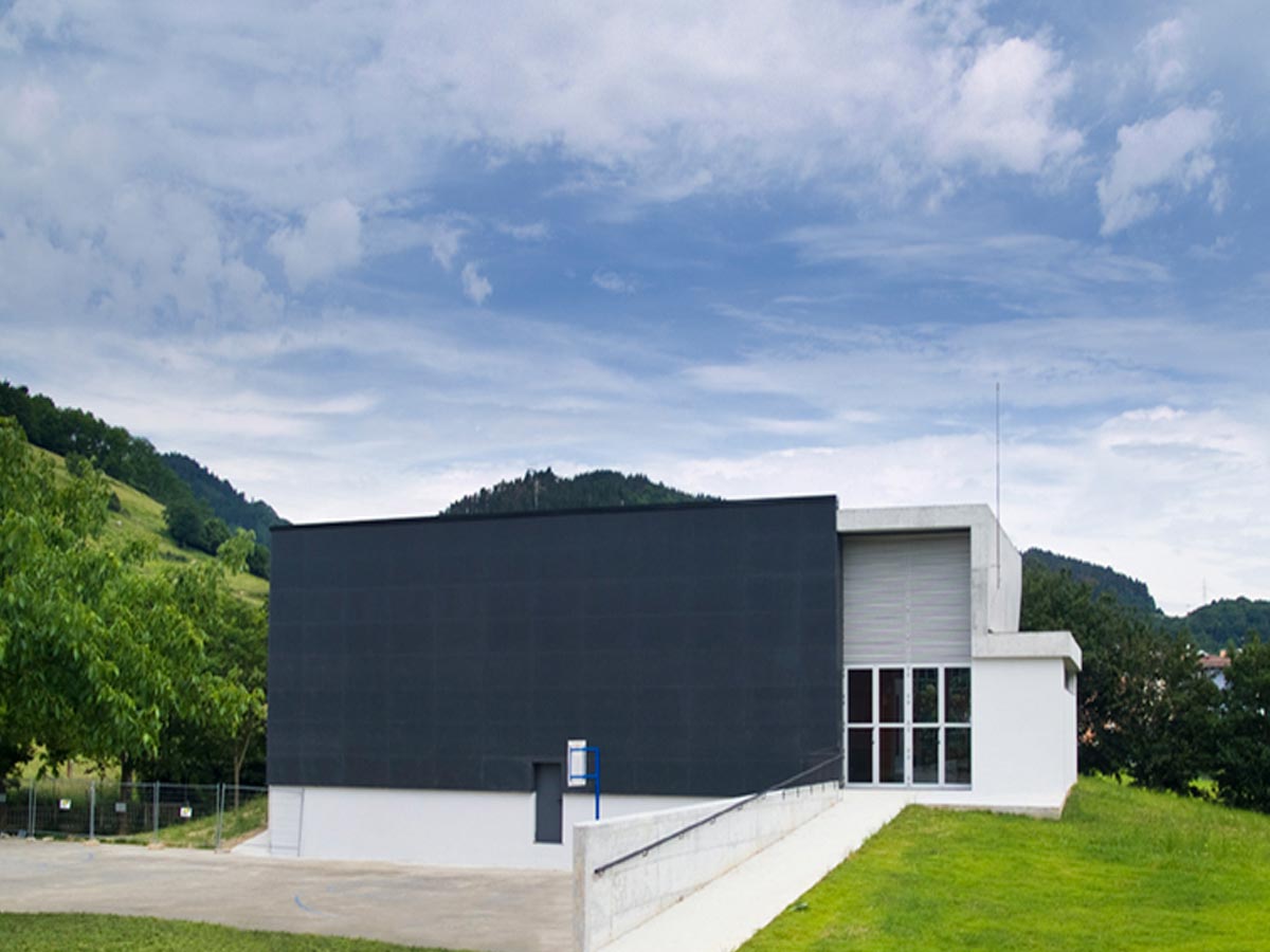 Fachada ventilada en el Auditorio de Anoeta