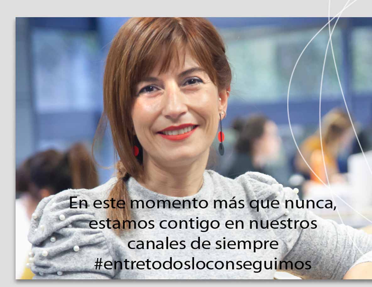 Estamos contigo, puedes contar con nosotros en nuestros canales