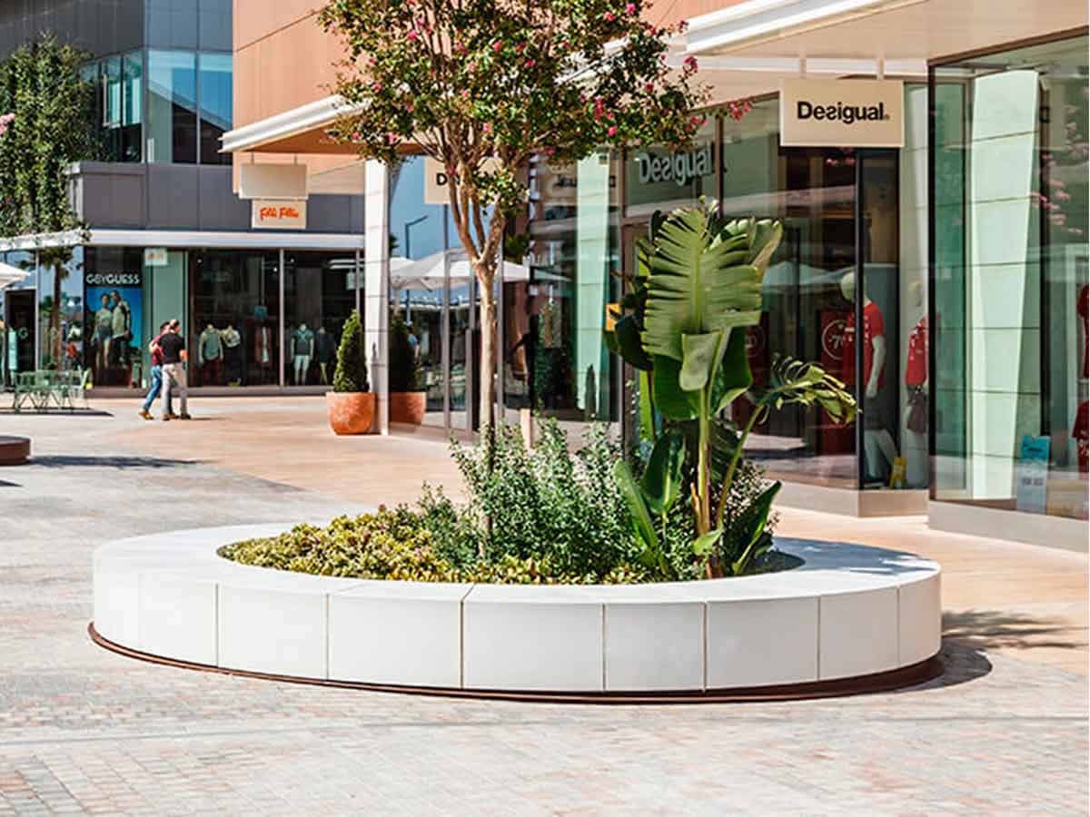 Revestimiento para bancos arquitectónicos