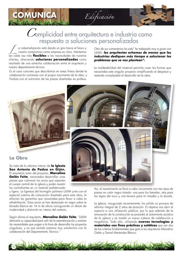 Foto 8 del proyecto Solución arquitectónica e industrial en Iglesia de Gijón
