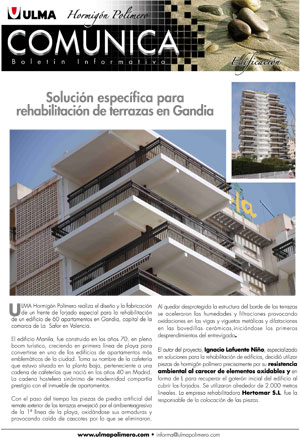 Foto 5 del proyecto Terraza a medida en Edificio Manila, Gandía