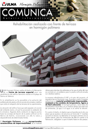 Foto 6 del proyecto Restauración de frente de terraza - Valencia