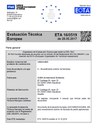 Evaluación técnica Europea-ETA